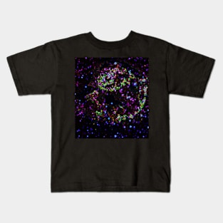 Black Panther Art - Glowing Edges 282 Kids T-Shirt